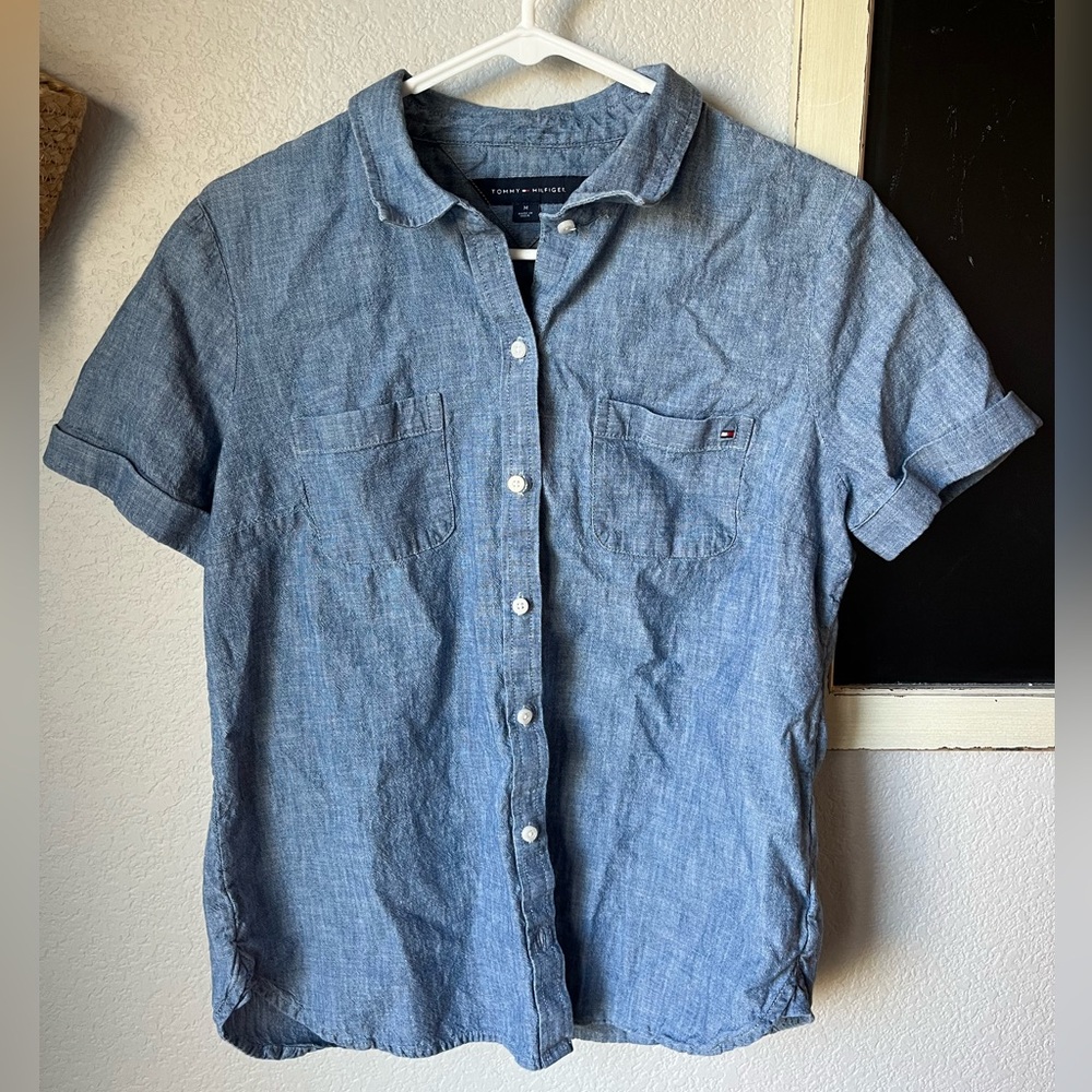Tommy Hilfiger Denim Chambray Button Down